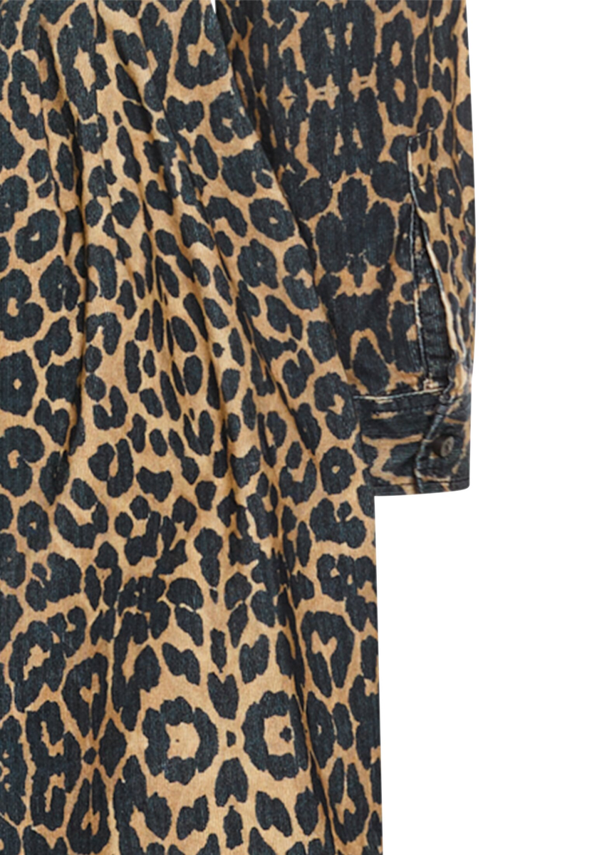 Baumwollkleid mit Bindegürtel