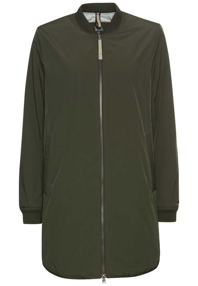 Wasserabweisender Mantel aus reinem Polyester