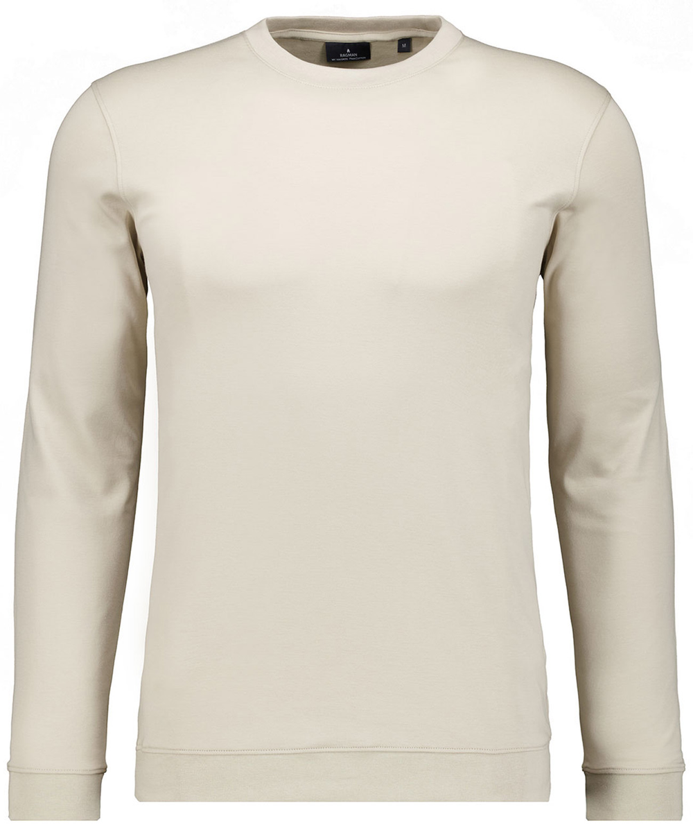 Pima Langarmshirt Rundhals mit Bündchen