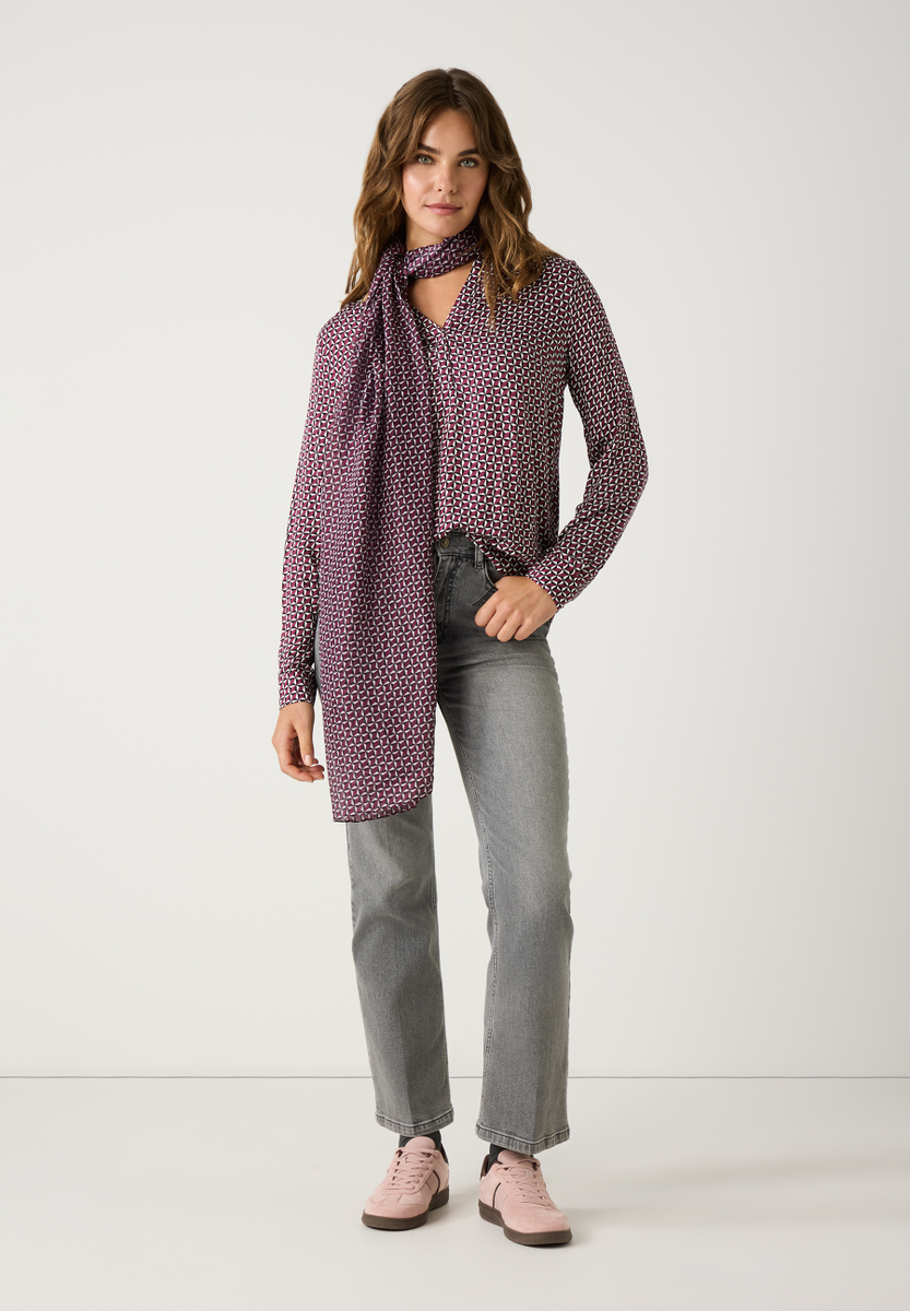 Viskose-Printbluse