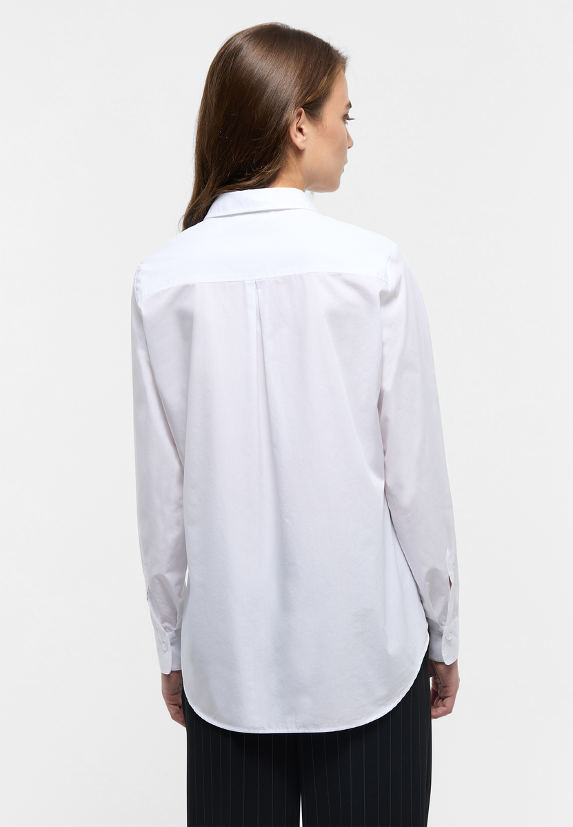 Bluse Popeline Langarm