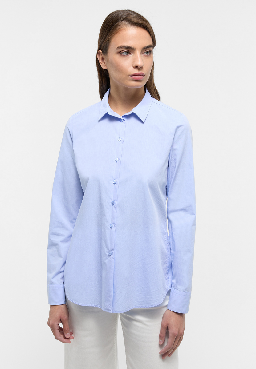 Bluse Popeline Langarm