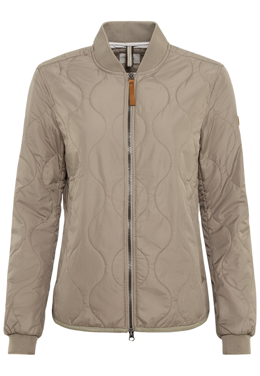 Kurze Steppjacke aus recyceltem Polyester