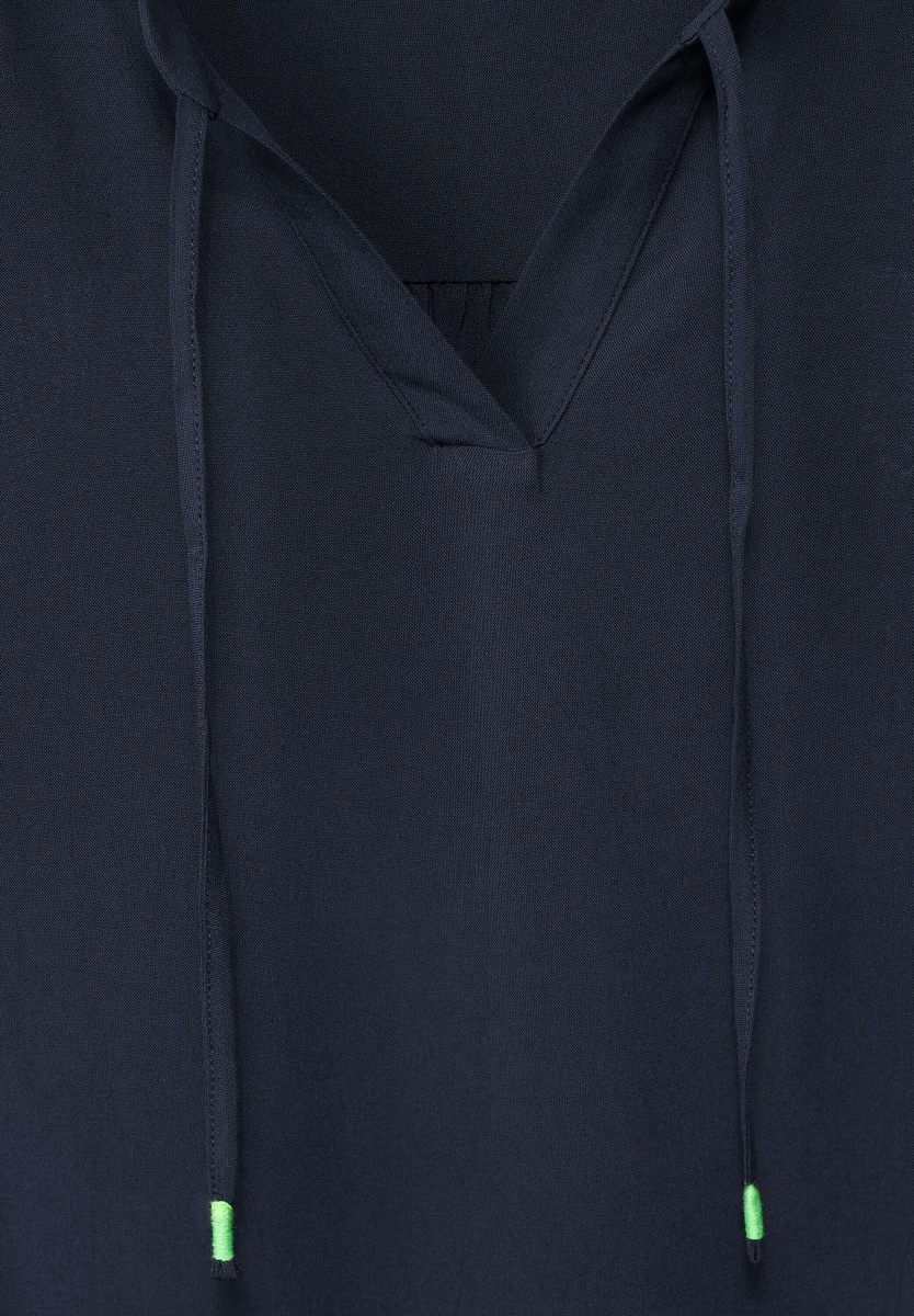 Blusentop in Unifarbe