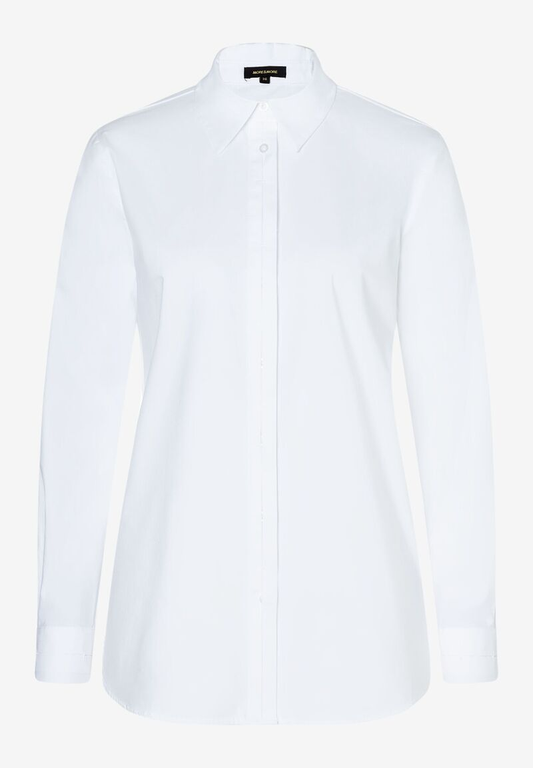 Longbluse  weiß  Winter-Kollektion