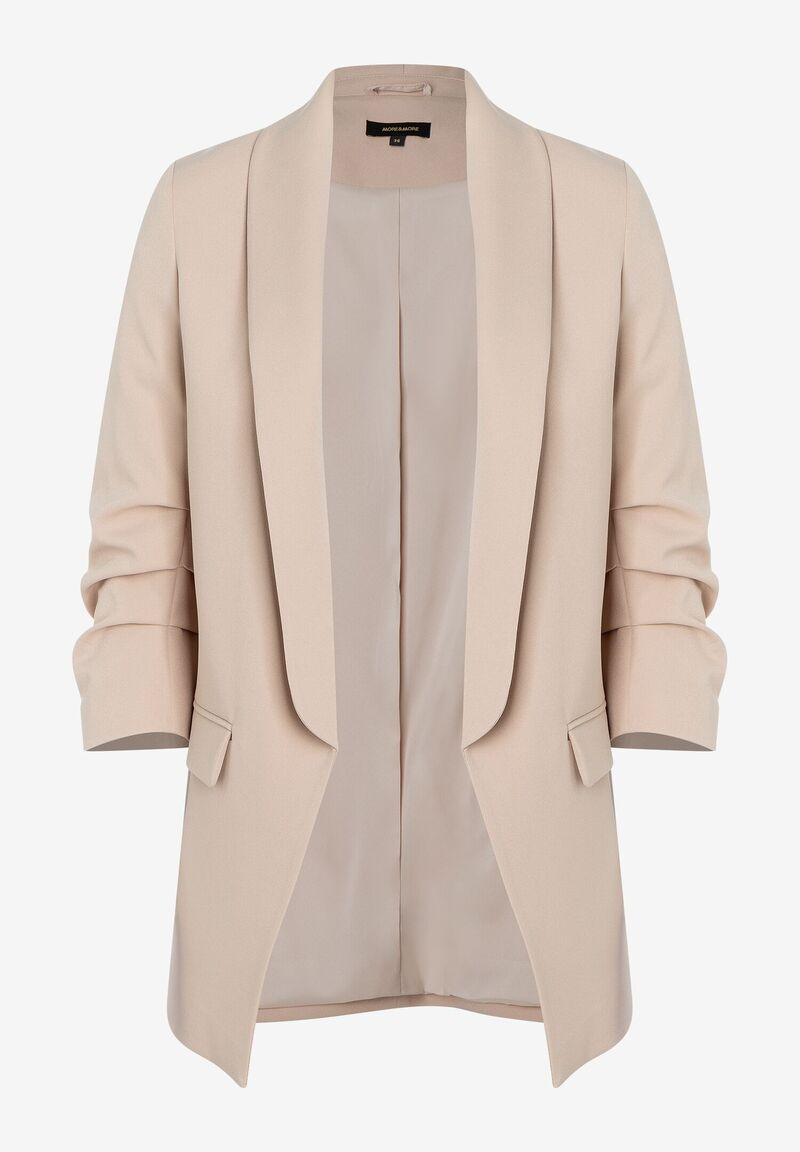 Blazer mit Schalkragen beige Frühjahrs-Kollektion