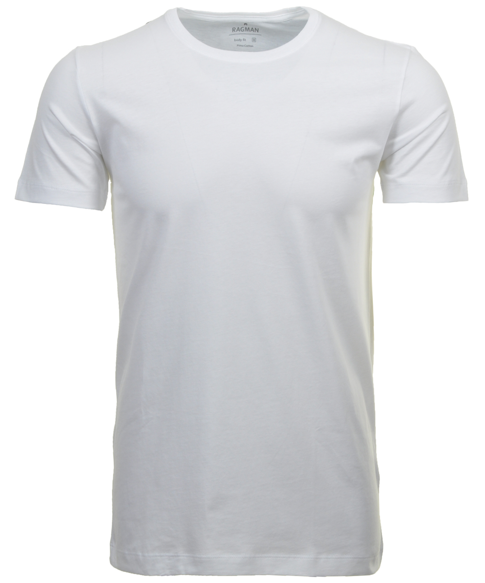 2 T-Shirt Doppelpack Bodyfit mit Rundhals