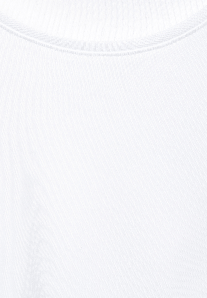 T-Shirt in Unifarbe