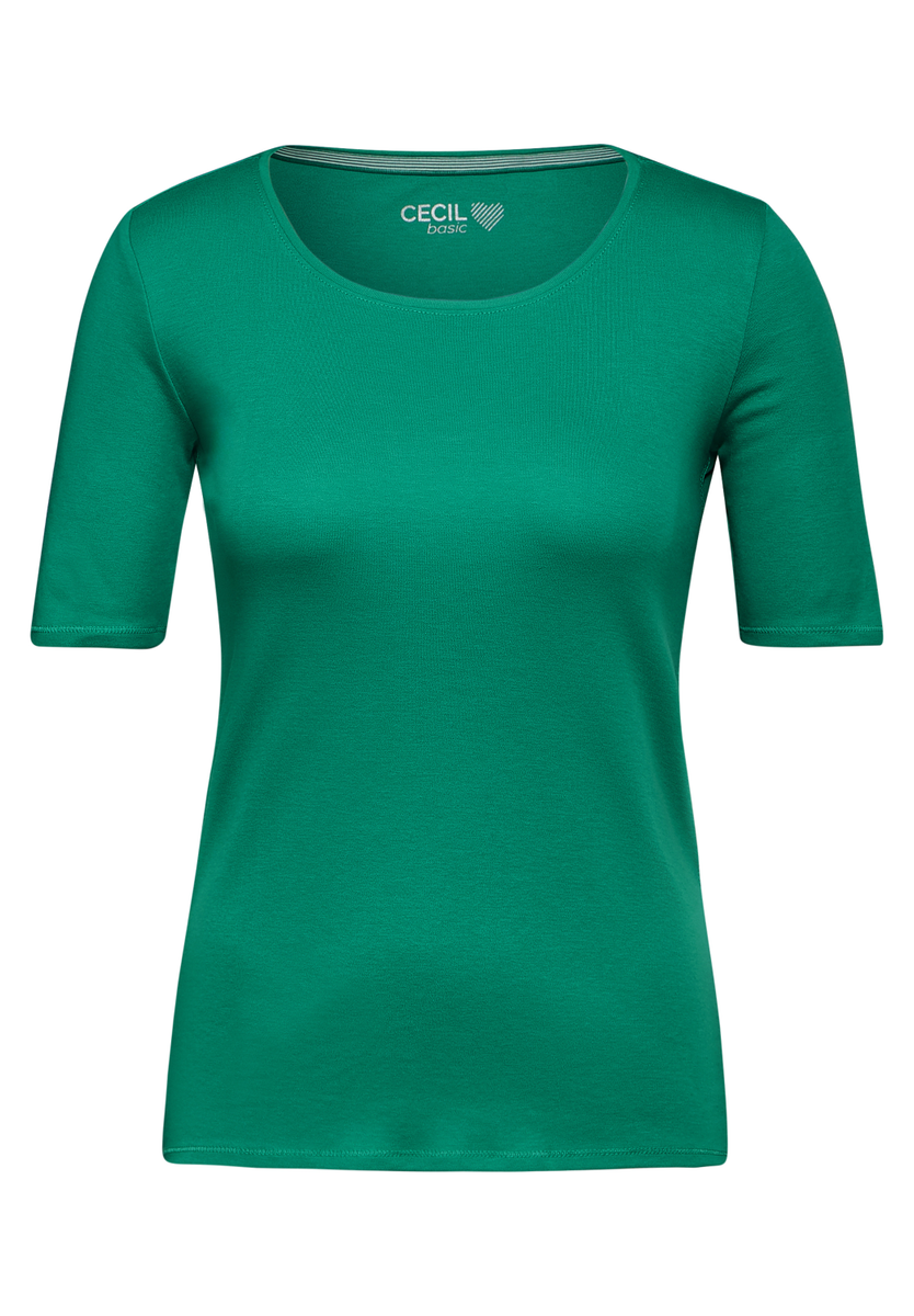 T-Shirt in Unifarbe
