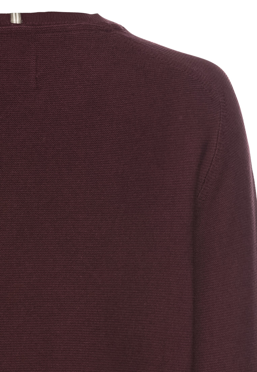 Rundhals Sweatshirt aus reiner Baumwolle