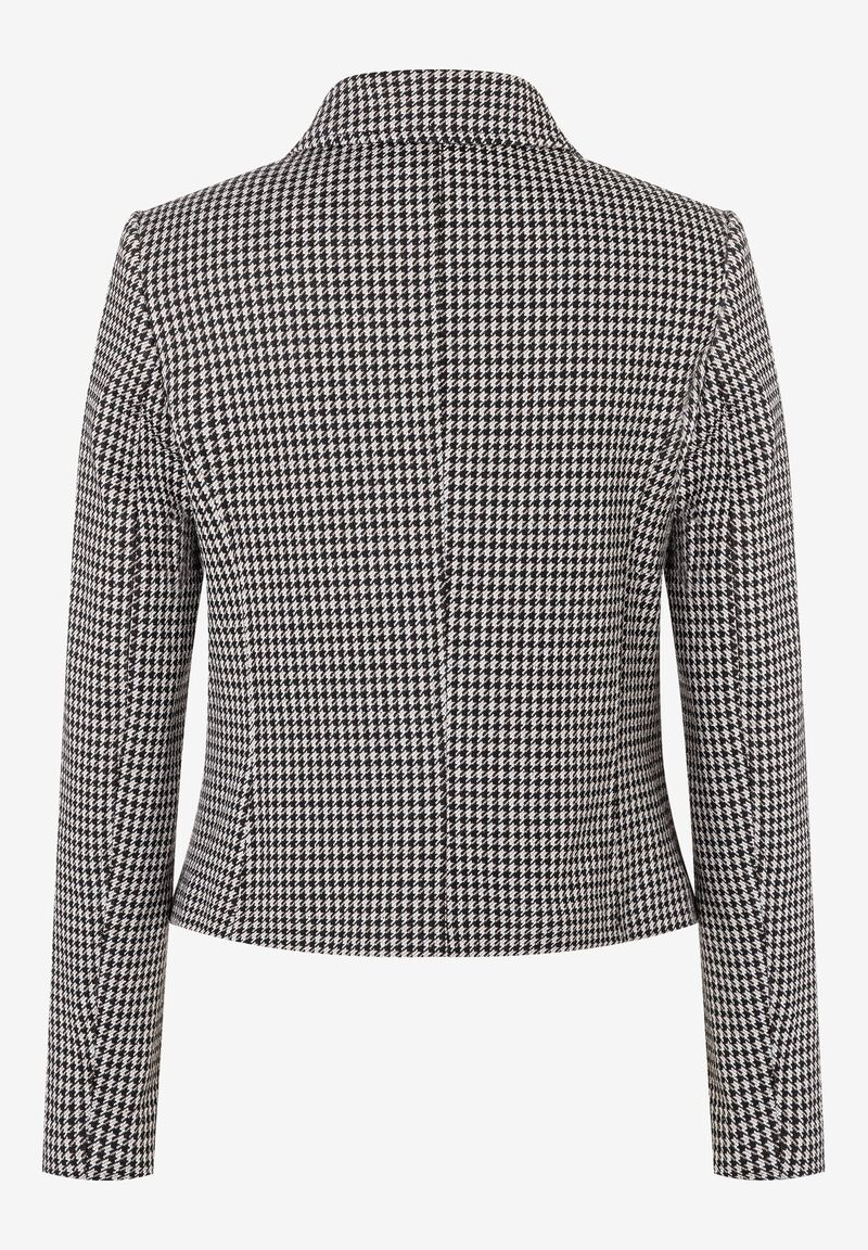 Jerseyjacke  Hahnentritt-Dessin  Herbst-Kollektion