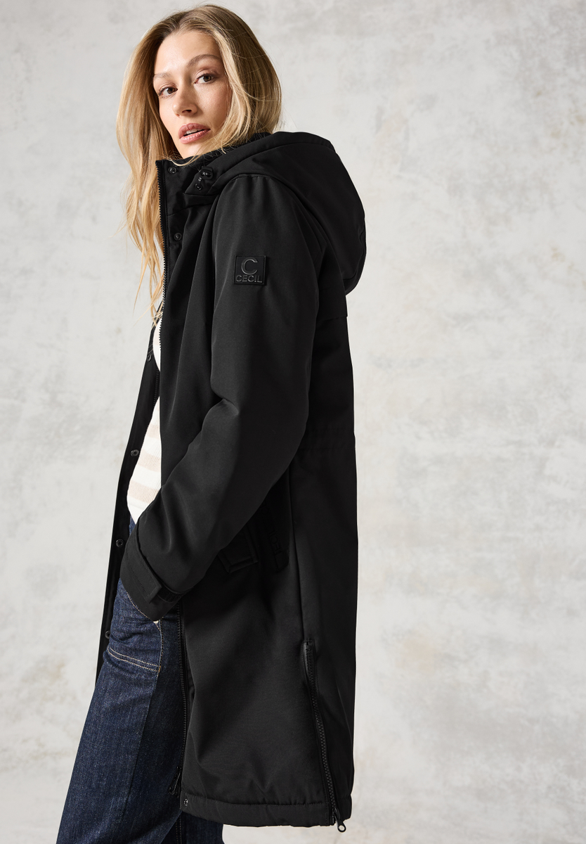 Parka mit abnehmbarer Kapuze