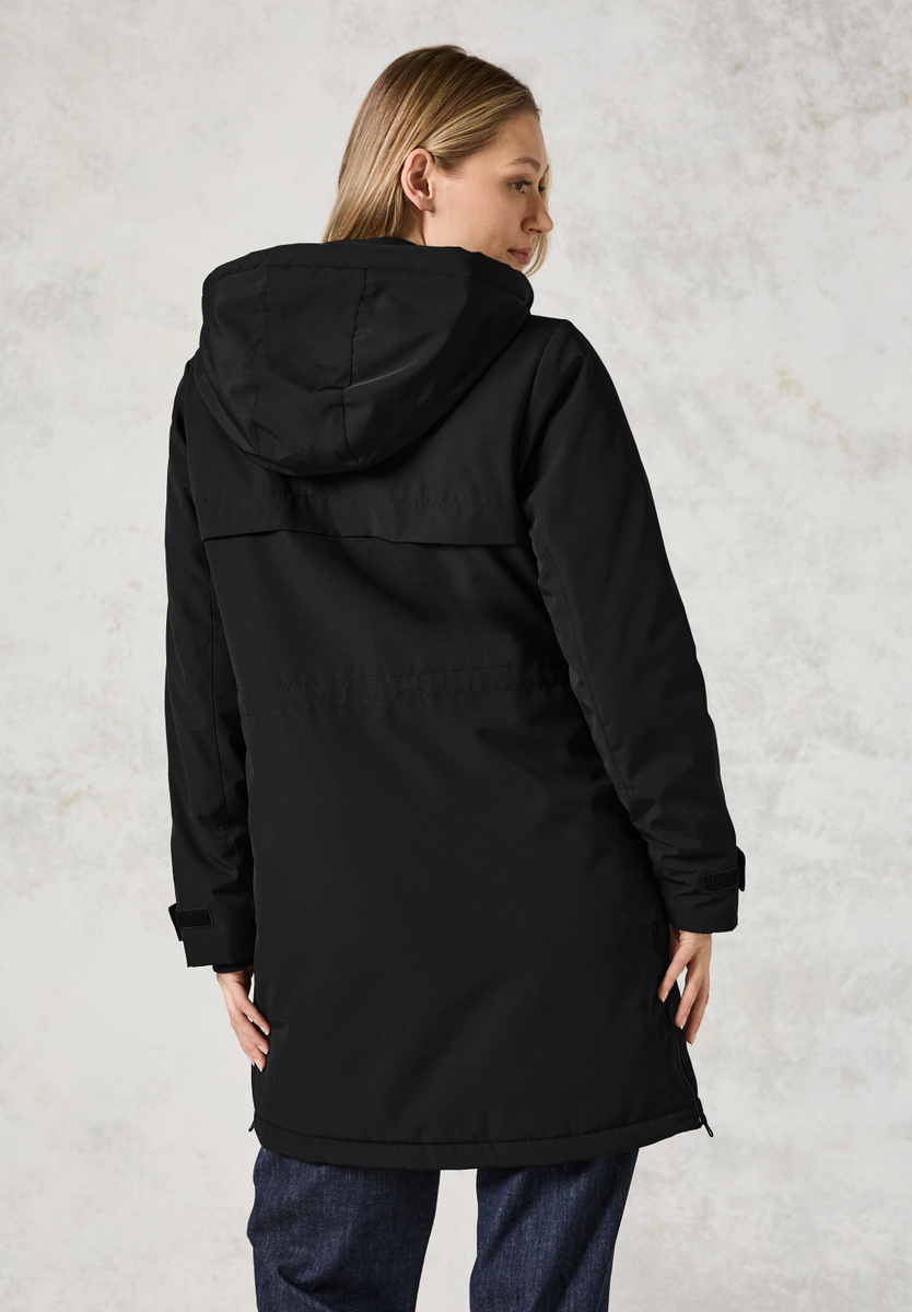 Parka mit abnehmbarer Kapuze