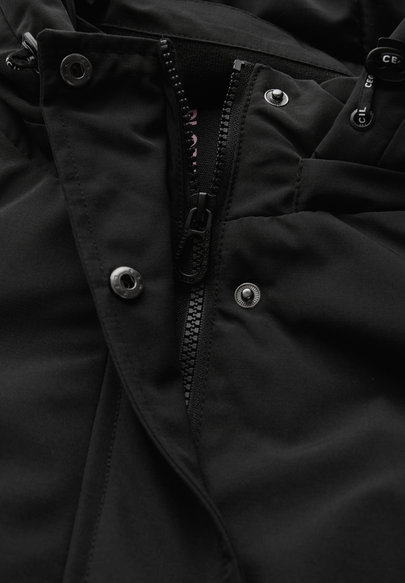Parka mit abnehmbarer Kapuze