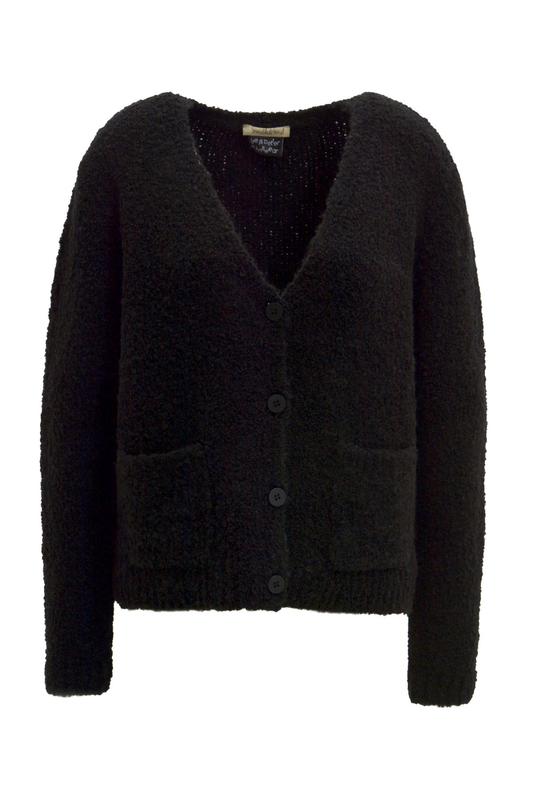 V-neck Bouclé Cardigan