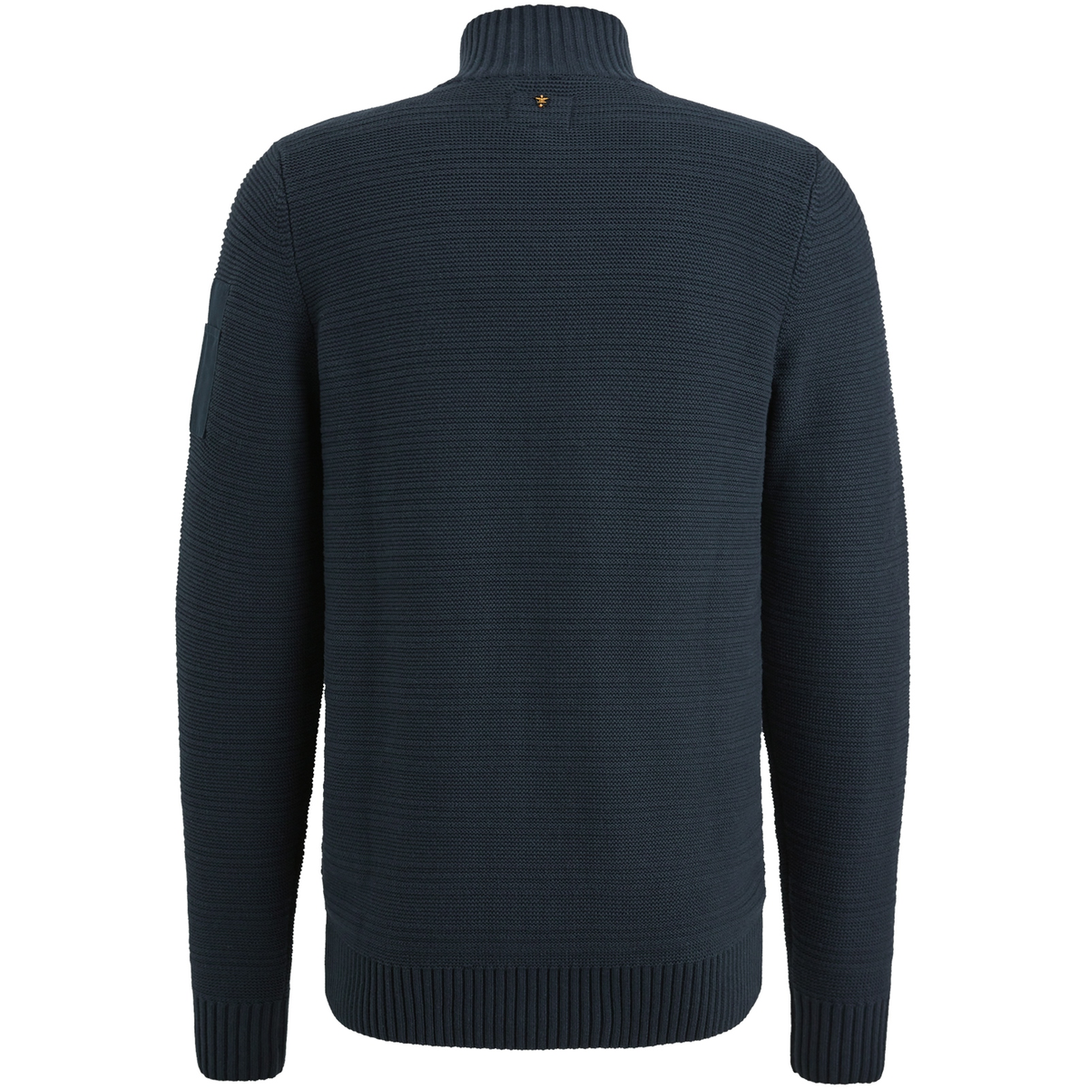 Zip jacket cotton structure knit