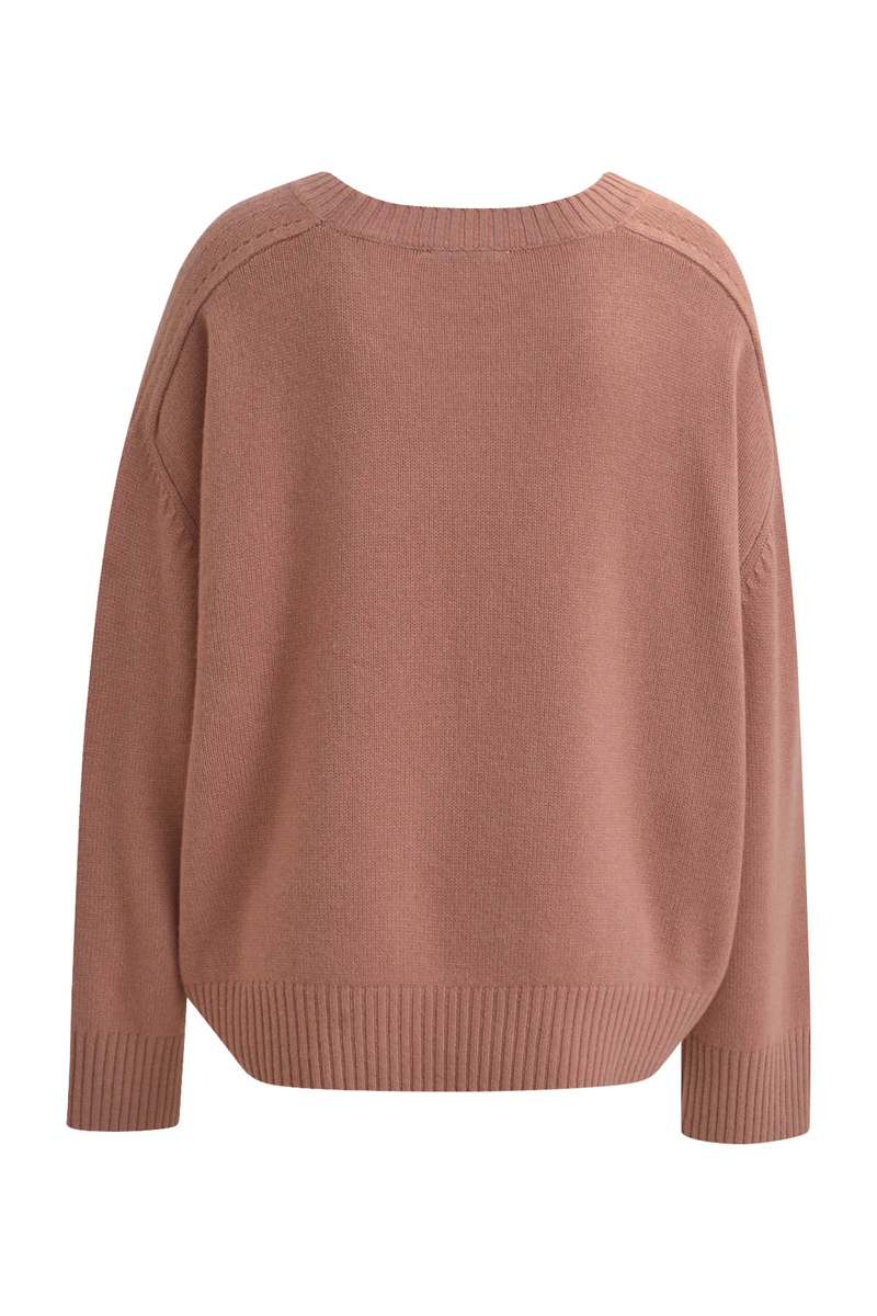 Cashmere Blend Roudn Neck Pullover