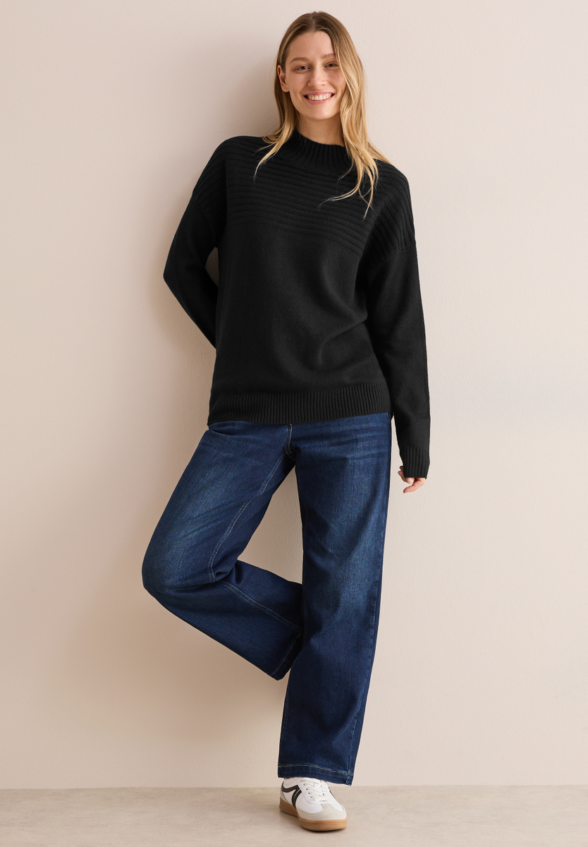 Strukturmix Pullover