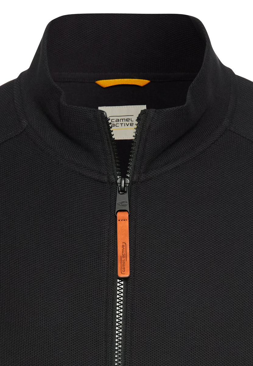 Sweatjacke mit Stehkragen