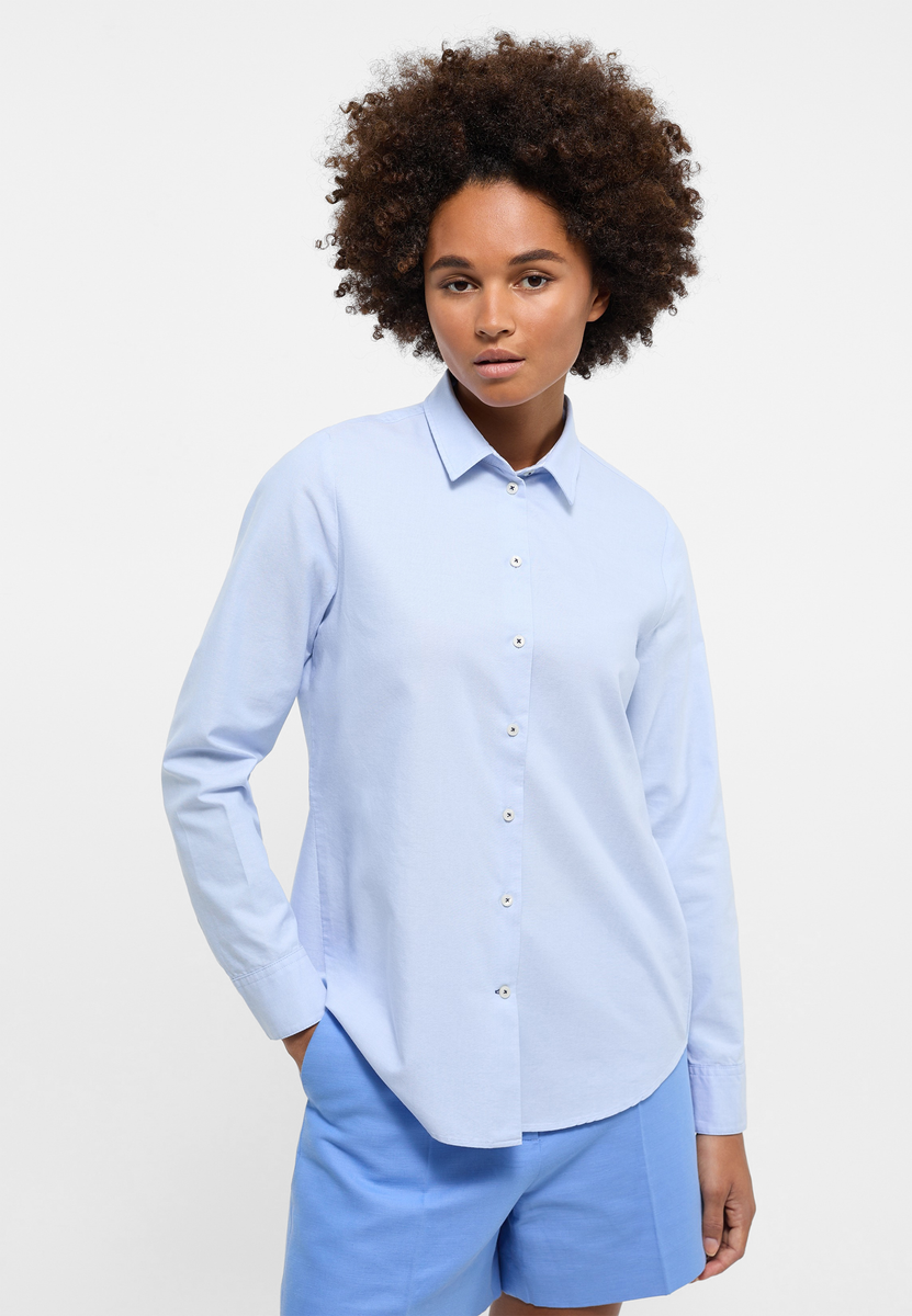 Oxford Shirt Bluse Oxford Langarm