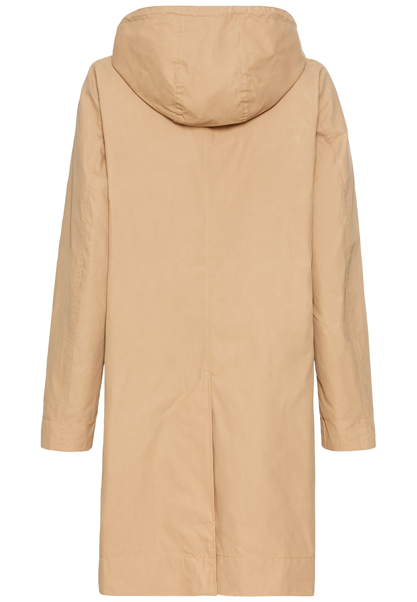 Trenchcoat aus gewachster Baumwolle