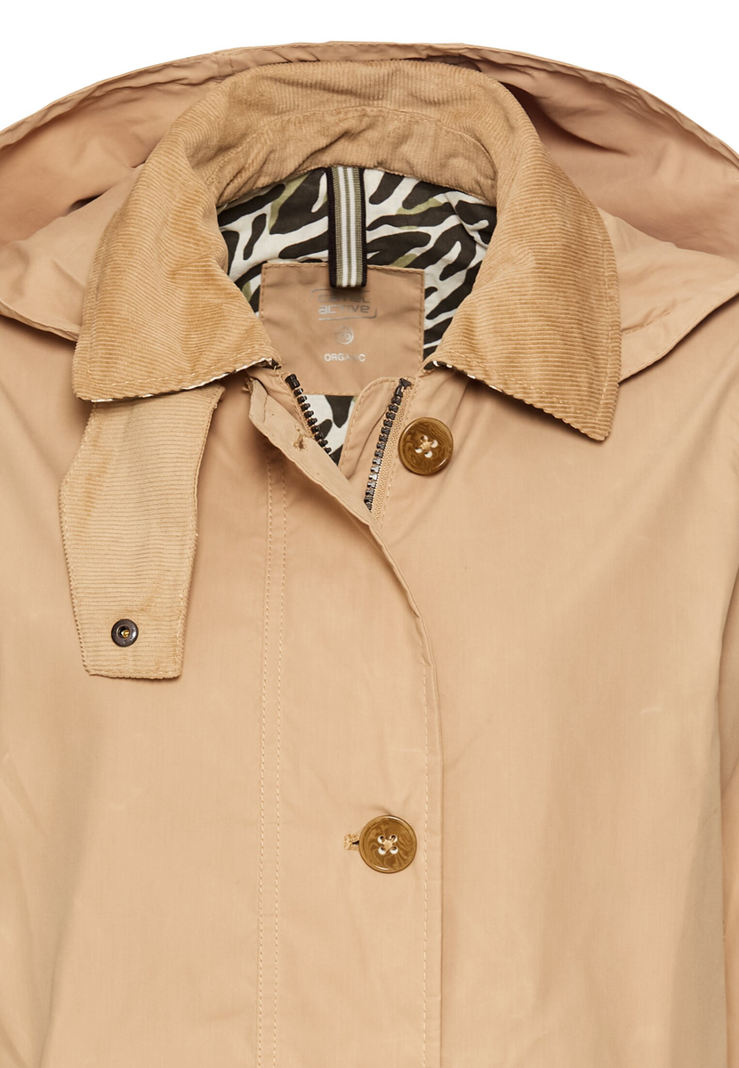 Trenchcoat aus gewachster Baumwolle