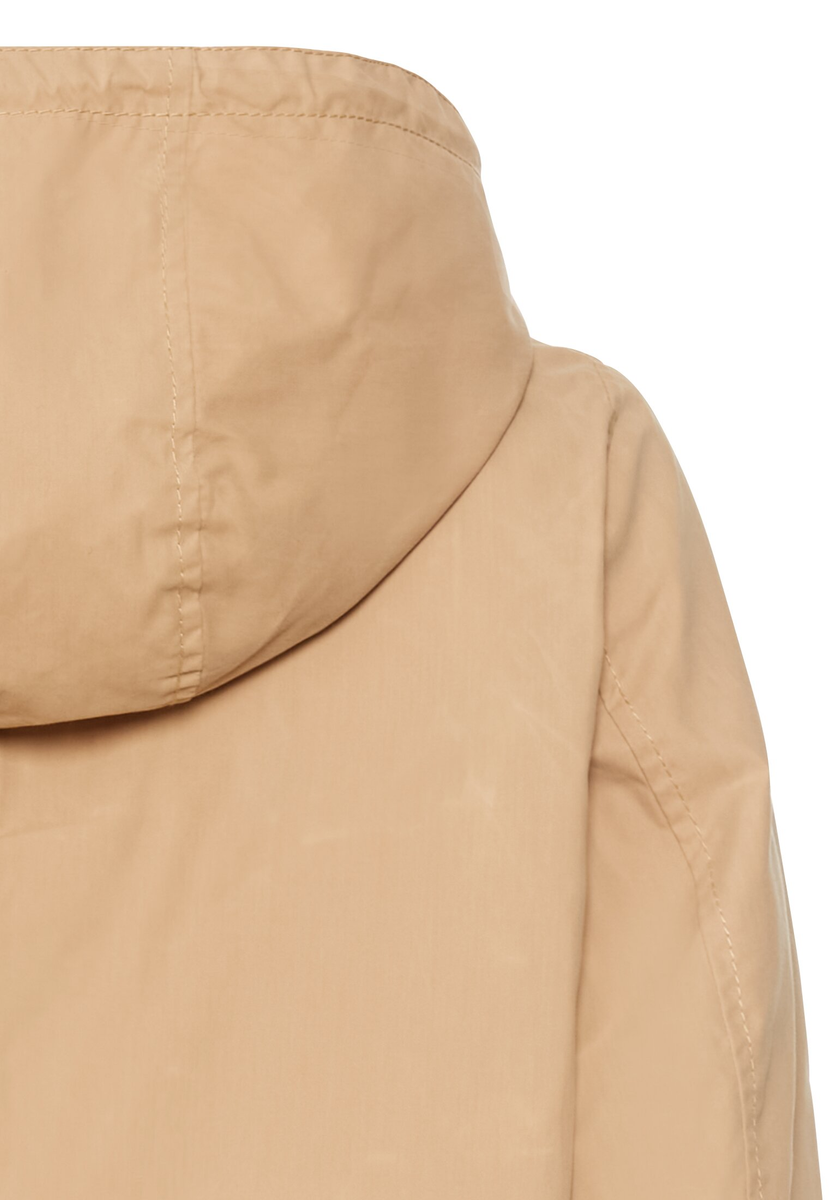 Trenchcoat aus gewachster Baumwolle