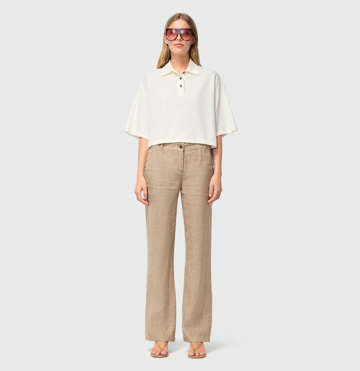 MAC JEANS - NORA, Pure linen