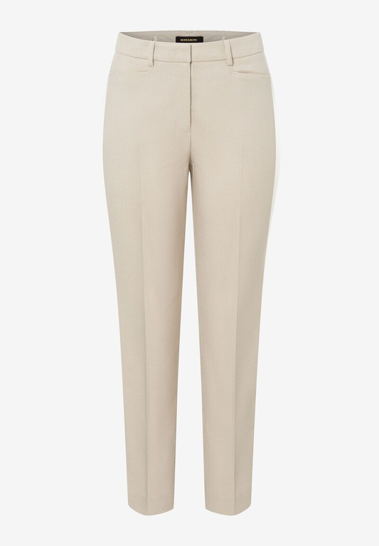 Struktur-Hose  beige  Frühjahrs-Kollektion