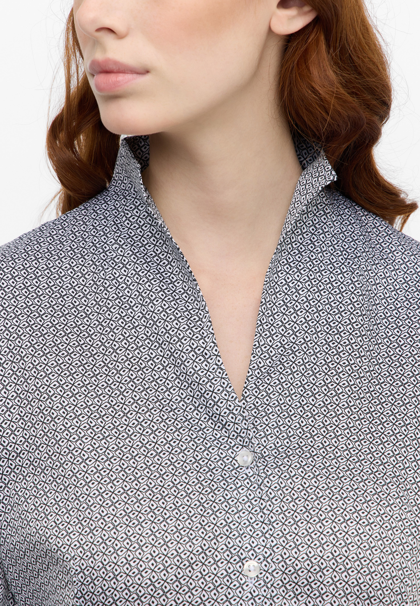 Bluse Satingewebe Langarm