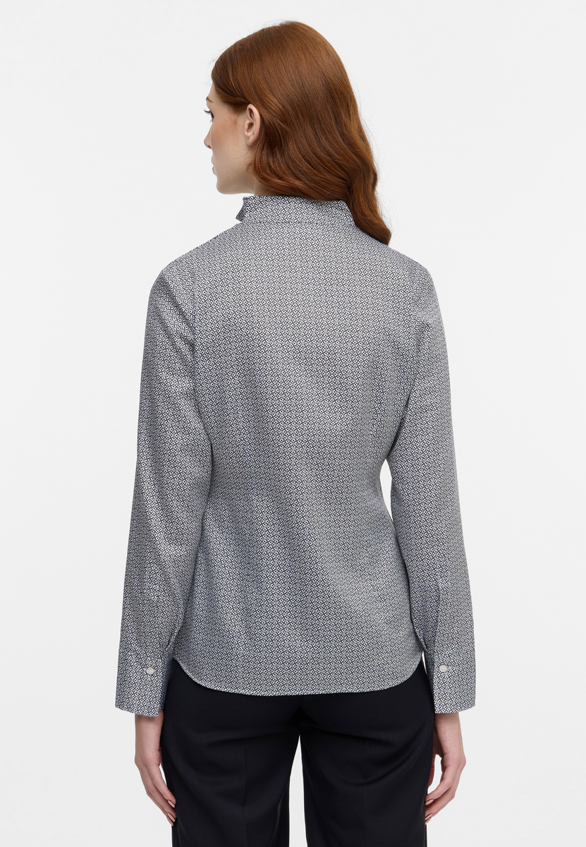 Bluse Satingewebe Langarm