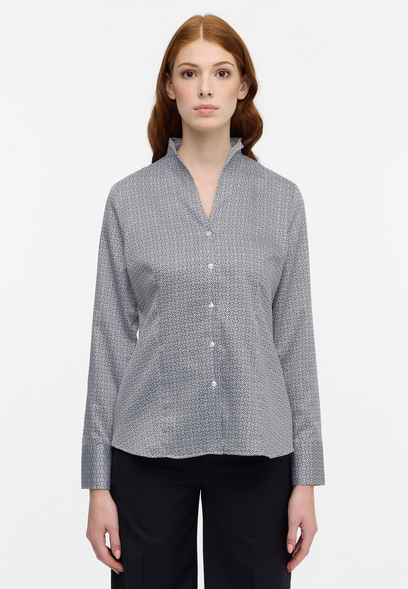 Bluse Satingewebe Langarm