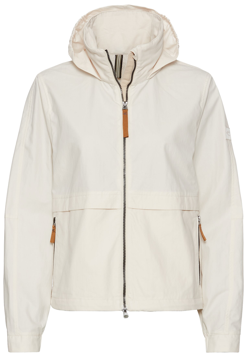 Leichte Jacke mit verstaubarer Kapuze