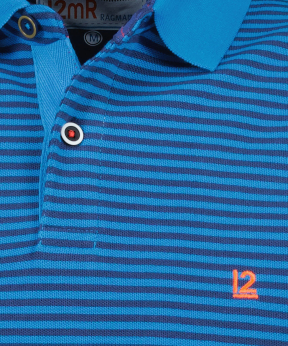 Piqué-Poloshirt gestreift