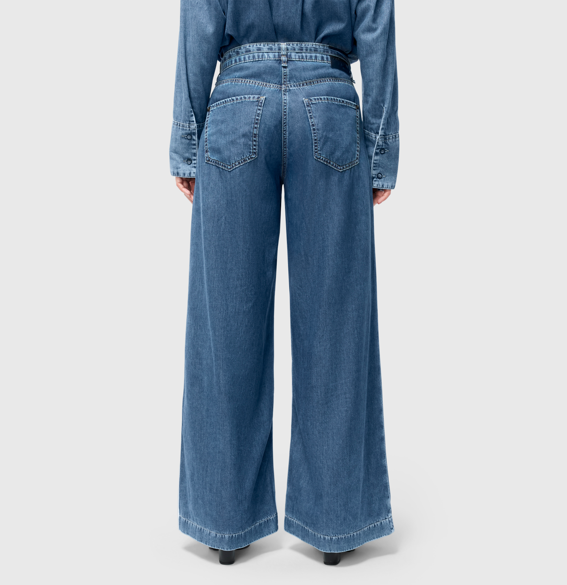 MAC JEANS - WENDY, Fluid tencel