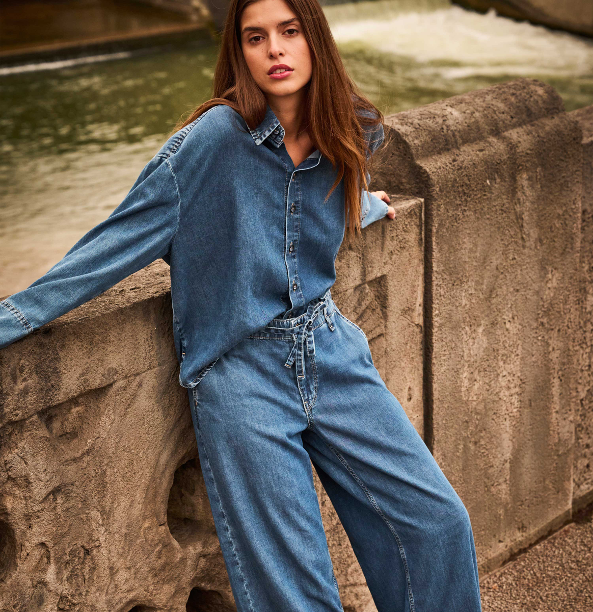MAC JEANS - WENDY, Fluid tencel