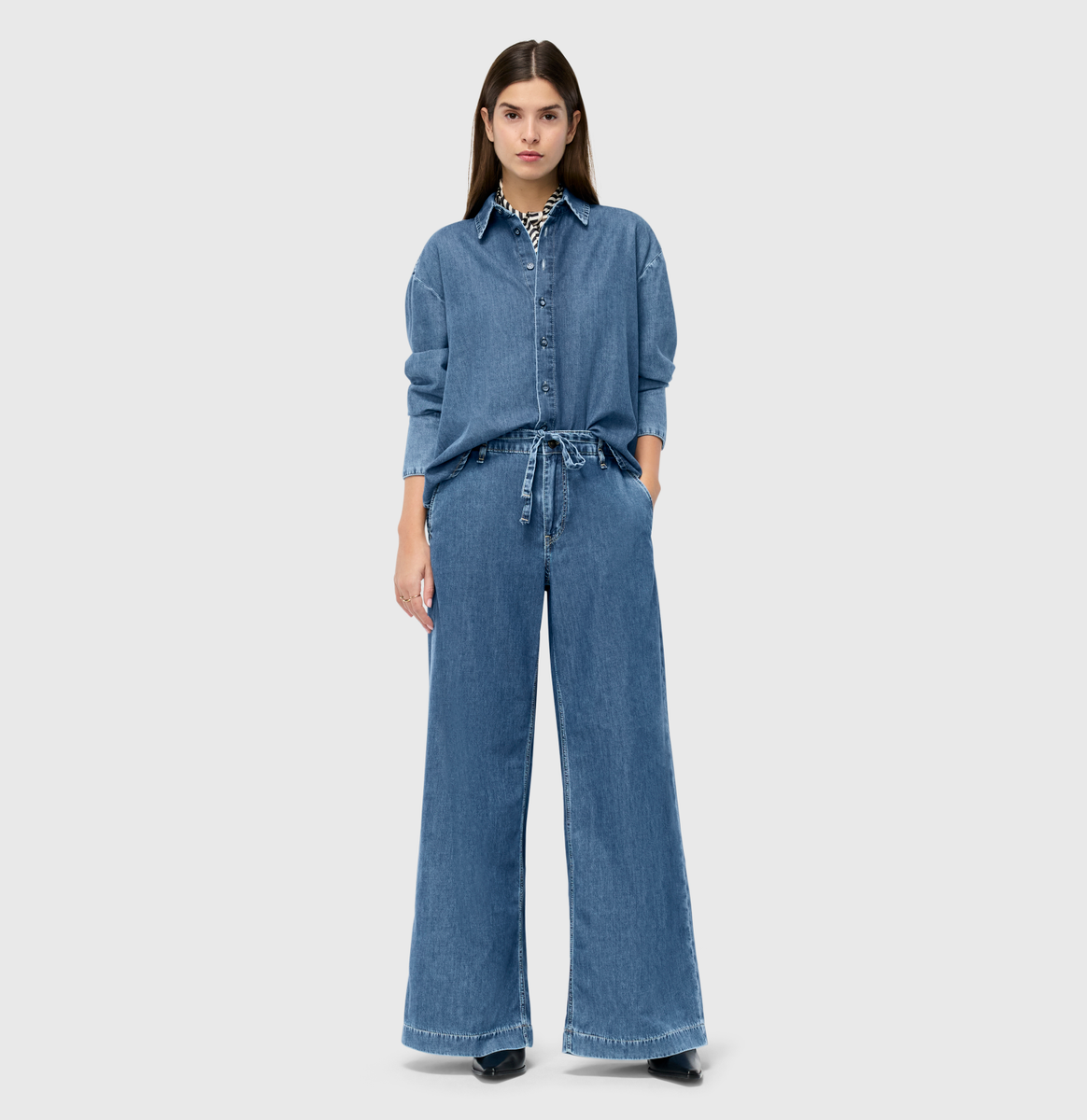 MAC JEANS - WENDY, Fluid tencel
