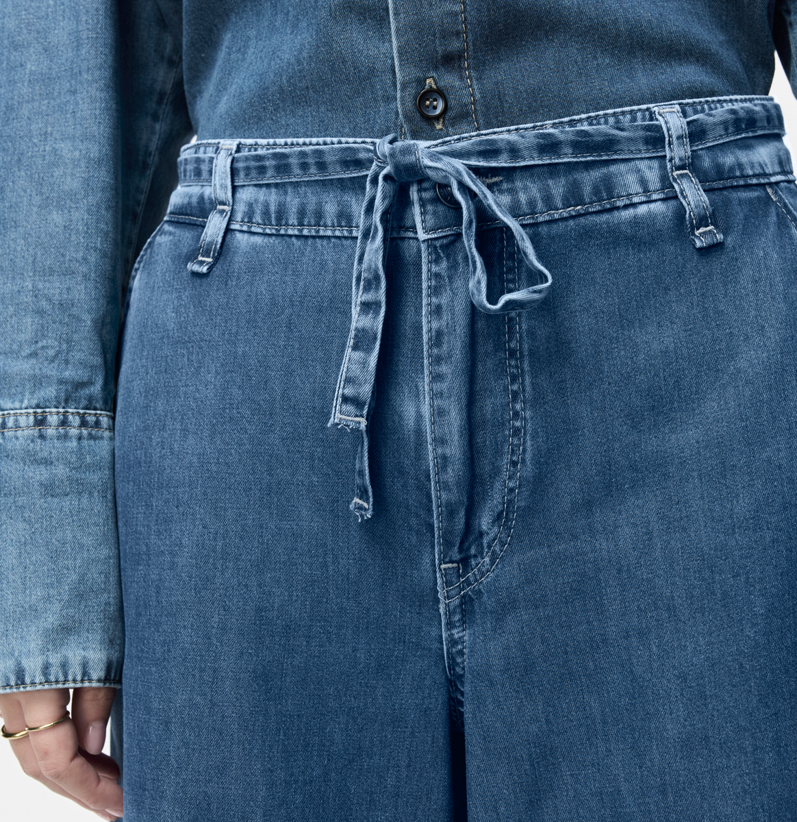 MAC JEANS - WENDY, Fluid tencel