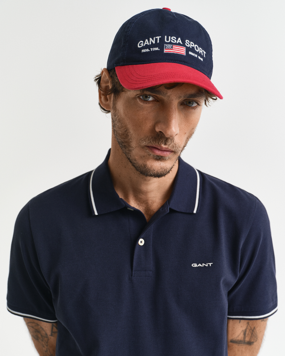 Piqué Poloshirt mit Randstreifen