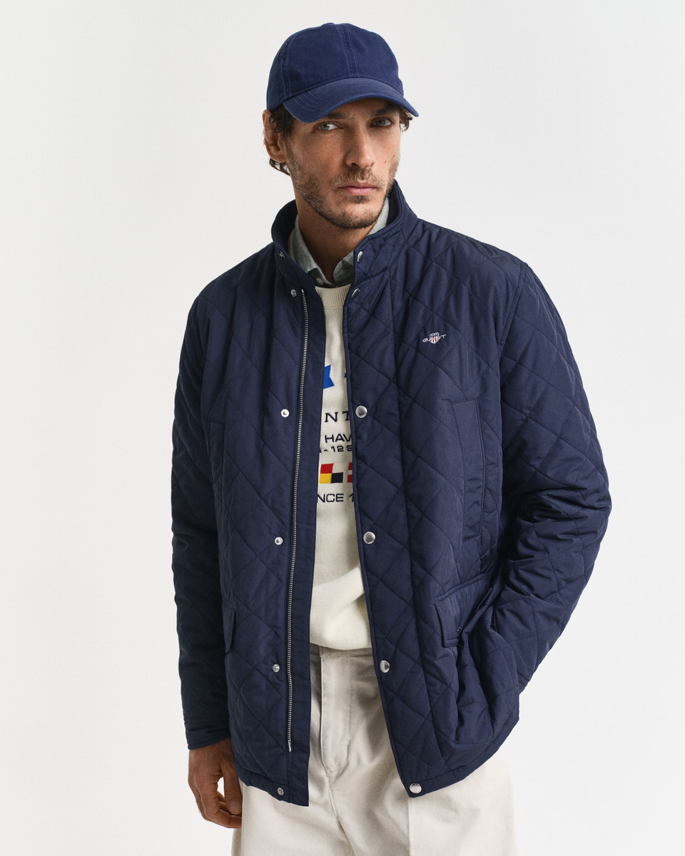 Mittellange Windcheater Steppjacke