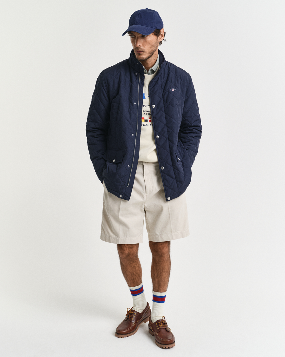 Mittellange Windcheater Steppjacke