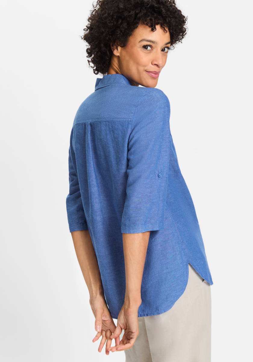 Blouse Woven Short Sleeves