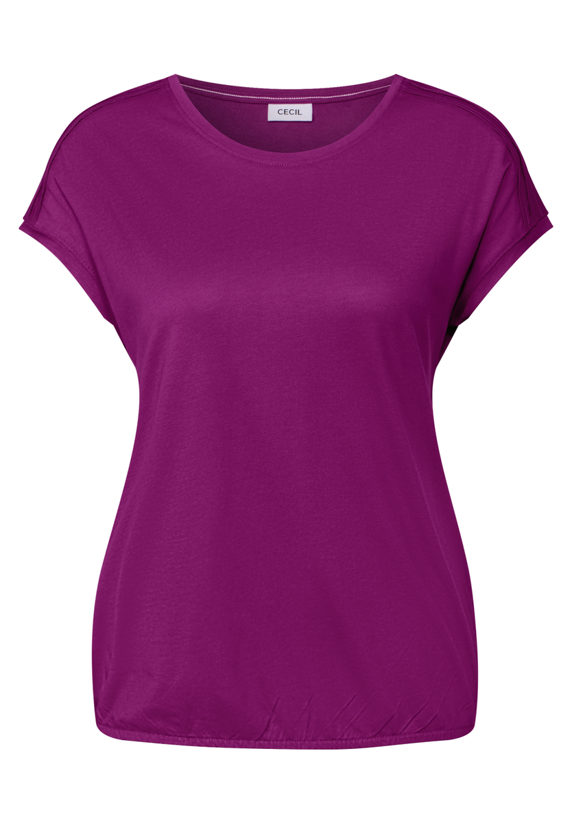 Shirt in Unifarbe