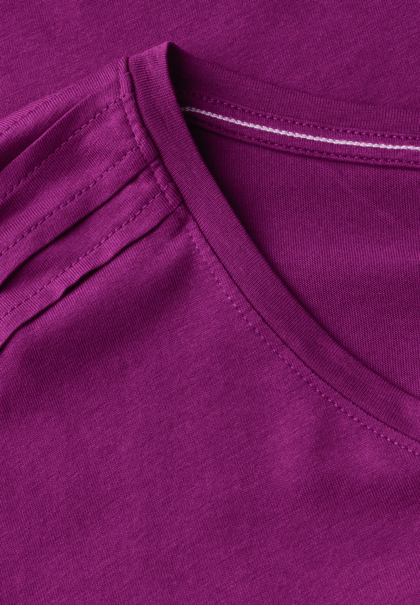 Shirt in Unifarbe