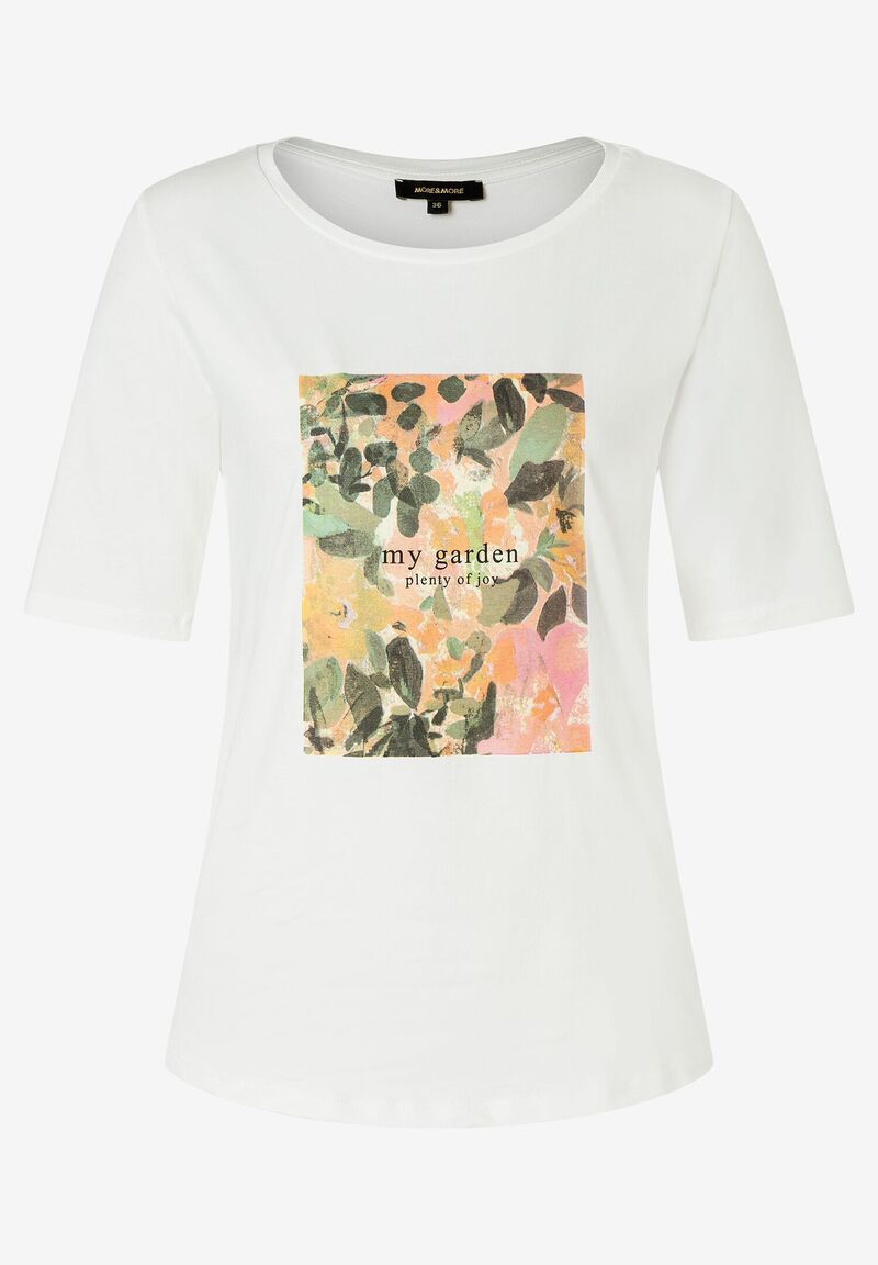 T-Shirt mit Front-Print Sommer-Kollektion