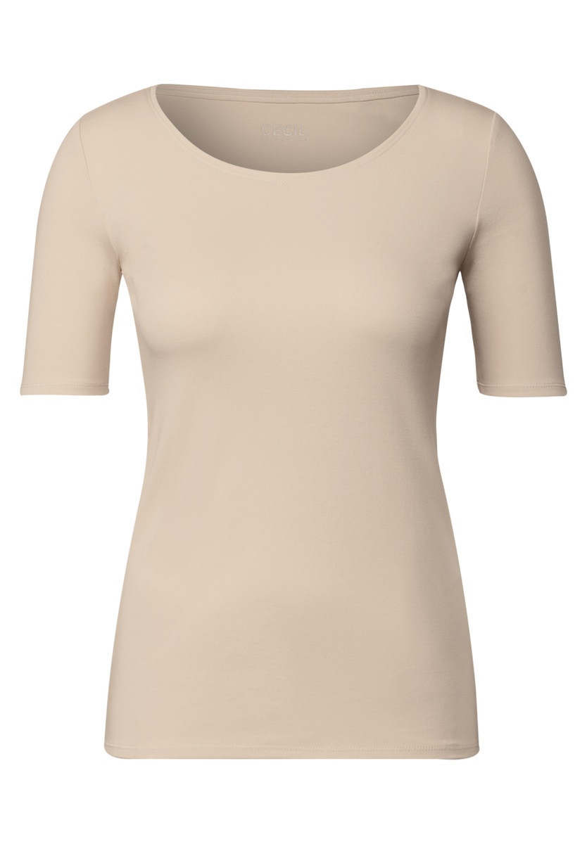 T-Shirt in Unifarbe