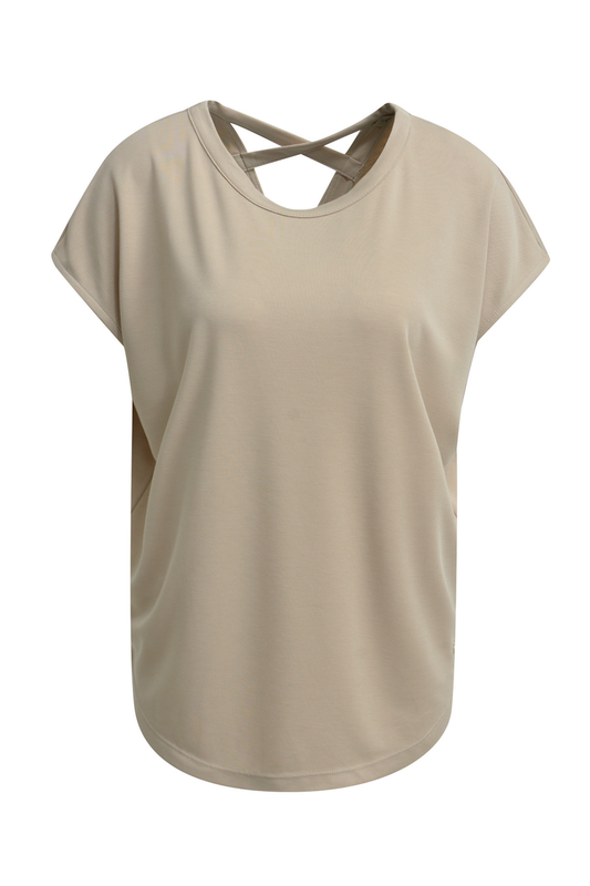 T-Shirt Modal Crossed Backneck