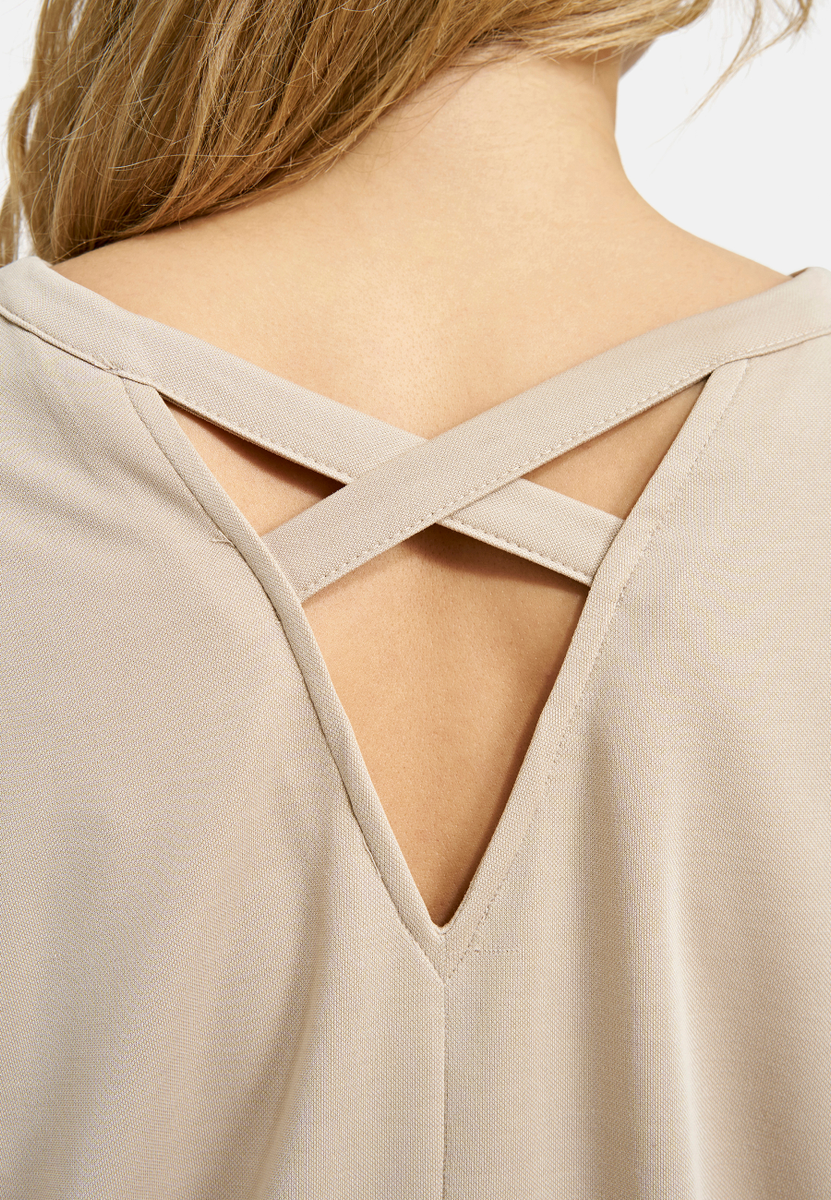 T-Shirt Modal Crossed Backneck