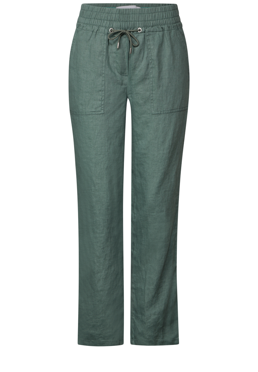 Leinenhose im Casual Fit
