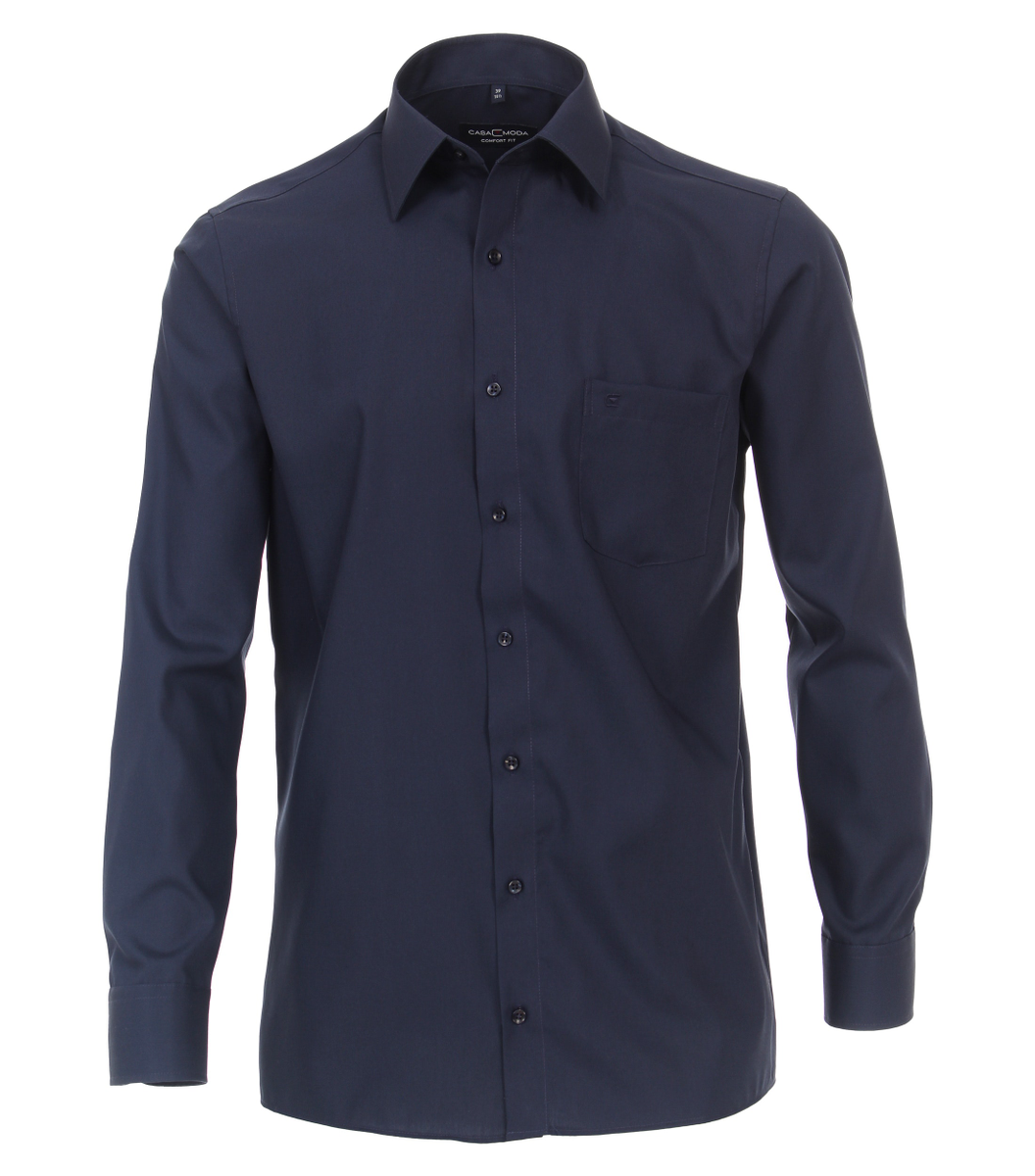 Popeline Hemd uni 006050